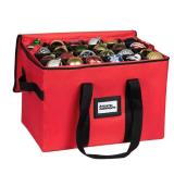 Christmas Ornament Storage Container,Box Stores Up to 96, Adjustable Dividers, Large Organizer Bin to Protect and Store Holiday DÃ©cor