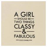 Pinch of pretty Handmade Ceramic Mod Girl Coaster- Home Decor, Single Ceramic Coaster, Individual Square Drink Coaster, Non-Slip Cork Back, Protects Surfaces