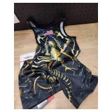 Exxact Sports Sublimated Youth Wrestling Singlet For Boys, Premium Powerlifting Singlet, Kids Wrestling Singlets For Training (YL, Scorpion)