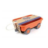 Green Toys Wagon, Orange - Pretend Play, Motor Skills, Kids Outdoor Toy Vehicle. No BPA, phthalates, PVC. Dishwasher Safe, Recycled Plastic, Made in USA.