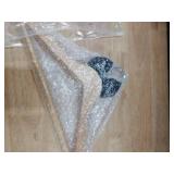 Bride Hanger for Wedding Dress, 2 Pack Bridal and Groom Hangers with Pearl Ribbon Bow, Mr and Mrs Wooden Hanger Set for Wedding Gown, Bridal Shower Gift Accessories for Bride to Be