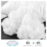 EIUE Hotel Collection Bed Pillows for Sleeping 2 Pack Standard Sizeï¼Pillows for Side and Back Sleepers,Super Soft Down Alternative Microfiber Filled Pillows,20 x 26 Inches