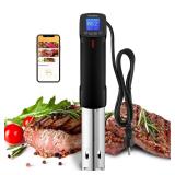 INKBIRD WIFI Sous Vide Cooker ISV-100W, 1000 Watts Sous Vide Machine Immersion Circulator with 14 Preset Recipes on APP & Calibration Function, Thermal Immersion, Fast-Heating with Timer