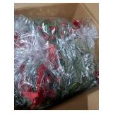 4 Pcs 15\" Christmas Mini Cabinet Wreaths for Kitchen,Artificial Norfolk Pine & Cypress Wreath with Red Berry Bow for Christmas Decorations Window Door Fireplace Table Staircase Indoor Outdoor