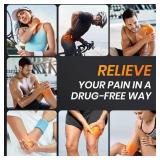 AVCOO Dual Channel TENS Unit Muscle Stimulator, 3-in-1 EMS TENS Machine with 24 Modes & 40 Levels, Rechargeable EMS Massager for Neck, Shoulder, Sciatica & Back Pain Relief with 12 Pads, EVA Case