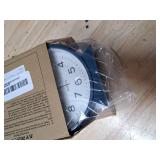 AYRELYÂ® 4.5\" Analog Alarm Clock,Small Retro Desk Clock Battery Operated,Slient Metal Table Clock with Light for Living Room Decor,Bedroom,Bedside,Shelf (Blue)