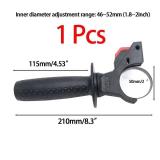 Still Awake 1Pcs Plastic Hammer Drill Handle Adjustable Side Front Auxiliary Handle for GBH2-26 Power Tool, 46-52mm Clamping Range (Bosch-26)