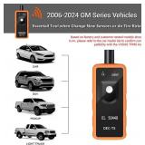 VXDAS TPMS Relearn Tool Only for GM Vehicles (2006-2024 Chevy/Buick/GMC/Opel/Cadillac) Original Sensor with 315/433 MHz, Tire Sensors Pressure Monitor System Reset Tool OEC-T5-2025 Edition