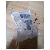 Compatible with JBL Vibe 200TWS/JBL Vibe Beam/Beam 2 Case Cover Clear Lock Clip with Cleaner Kit, Transparent TPU Protective Cover Men Women with Carabiner for JBL Vibe Beam 2 Charging Case