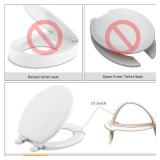 Universal Urine Deflector for Toilet Seat,Toilet Splash Guard Prevents Kids and Adult from Peeing Splash (white-1pcs)