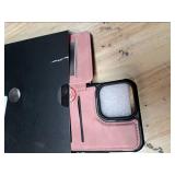 Vinich for iPhone 13 Pro Max Wallet Case with Card Holder, RFID Blocking Credit Slots Kickstand Shockproof Phone Cover Fit for iPhone 13 Pro Max 6.7\" Rose Pink