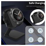 Charger Stand for Amazfit Active Max/T-rex 3 Pro/Balance/T-REX3,Magnetic Charging Cradle for Amazfit Active Max/T-rex 3 Pro/Balance/T-REX3 Charge Station Base