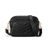 CHOLISS Quilted Crossbody Bags for Women RFID Vegan Leather Travel Purse Small Shoulder Handbags with Built in Wallet