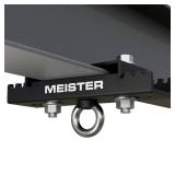 Meister Beam Clamp Hanger Mount for Boxing & MMA Heavy Bags, Suspension Straps & Ceiling Fixtures - Black - 3.5\" - 5.5\"