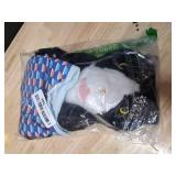 Kitty Karate Cat Puppet Cat Wrestler Puppet with Protective Forearm Sleeve, Karate Kitten Puppet Interactive Arm Wrestling Puppet Toy, Realistic Movements, Soft Plush for Kittens & Cats (Black)