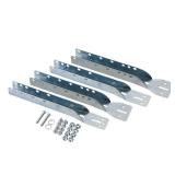 HOME MASTER HARDWARE 2 Pack Garage Door Parts Reinforcement Bracket,Adjustable Garage Door Opener Bracket,Steel Zinc Plated