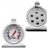 Lightbeam 2\" Dial Oven Thermometer with Temperature Range 100Â°F to 600Â°F, Instand Read Large Dial Kitchen Thermometer for Baking, Grill & Smoker