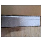 Malldii 9.5â Large Acrylic Straw Holder for Cabinet Door - Reusable Tumbler Straw Organizer Storage, Small Kitchen Accessories Container, Ultra Sticky Cupboard Door Mounted (White)