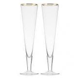 Tall Champagne Flutes Set of 2