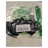 LUCKMEEY Cotton Thongs for Women Seamless Thongs for Women No Show Thong Panty Liners Workout G-String Thongs Underwear All Black Large