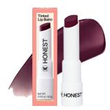 Honest Beauty Moisturizing Vegan Tinted Lip Balm, Antioxidant-Rich, Acai Extracts Avocado Oil, Paraben and Cruelty-Free, Plum Drop