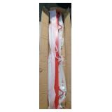 GARVIN 4ft Woven Wire Fence Stretcher Bar with 5 Wedges, Heavy Duty Steel Fence Puller Tool for Horse Fence, Bull Yard, Farm Field, Rust-Resistant Tensioner, Red Retail- $60