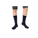 AUSCUFFLINKS Hot Dogs for Men Socks Sausages Hot Sausage Dog Sock for Him | New York Hotdog | Present for Work Colleague | Bday Gift for Guys (Hot Dog)