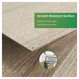 Mysflosy Self-Adhesive Vinyl Flooring Plank, 36 Pack - 6 x 36 inch, Natural Wood Grain Peel and Stick Flooring Waterproof for DIY Installation, Cover 54 Sq. Ft Retail- $72