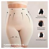SHAPERMINT Shapewear for Women - High-Waisted Shapewear Tummy Control Shorts, Thigh Slimmer, Underwear for Women Nude Medium