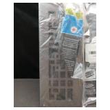 Decor Grates AB310-RB 3-Inch by 10-Inch Abstract Floor Register, Solid Brass with Rubbed Bronze Finish