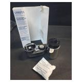 Brita Faucet Mount Water Filter System, Chrome, No-Wait Filtration, Easy Install, Multi-Use Tap Water Filter for Kitchens, Bathrooms & Small Spaces