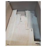 Barydat Wooden Card Display Stand Stationary Organizer Sticker Stand for Vendor Crafts Greeting Card Organizer Rack Retail Display Holder(14.57 x 14.96 x 20.47 Inch (4 Tier),Wood)