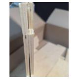 Barydat Wooden Card Display Stand Stationary Organizer Sticker Stand for Vendor Crafts Greeting Card Organizer Rack Retail Display Holder(14.57 x 14.96 x 20.47 Inch (4 Tier),Wood)