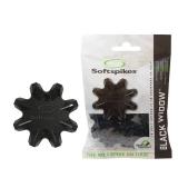 Softspikes Black Widow Golf Cleats Fast Twist 3.0 - 18 Replacement Spikes - Black - Also Fits Tri-Lok, SLIM-Lok, and Tour Lock Cleat Insert Systems