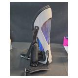 United Ortho Plantar Fasciitis Adjustable Leg Support Brace Fits Right or Left Foot for Soreness Relief, Foot Pain and Stretching, Large, Black