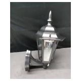 Maxsa 44719 Battery-Powered LED Motion-Activated Outdoor Wall Sconce-Black-8.5\" x 6\" x 13