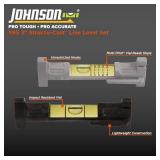 Johnson Level & Tool 595 Structo-Cast Line, 3\", 2 Level