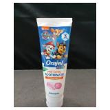 Orajel Kids Paw Patrol Anti-Cavity Fluoride Toothpaste, Natural Fruity Bubble Flavor, 4.2oz Tube