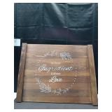 Noodle Board Stove Top Cover with Handles, Farmhouse Wooden Stove Cover for Electric Gas Burners, Sink Cover Cutting Board for Kitchen Counter Space Decor Retail- $60