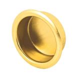 Prime-Line N 7133 3/4 In. Solid Brass Sliding Closet Door Finger Pulls, 4 count (Pack of 1)