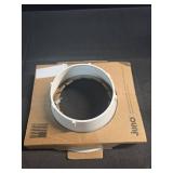 Juno 6-Inch Round Tapered Baffle Recessed Lighting Trim, Glare-Reducing Snap-in Trim for Can Lights, Fits IC2, TC2 and TC2R Housings, White Finish