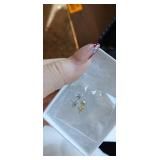 Lot of Westclox Vintage World Time Clock from 1960s and Stainless Earrings