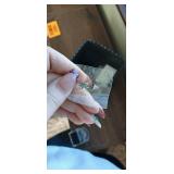 Lot of Westclox Vintage World Time Clock from 1960s and Stainless Earrings