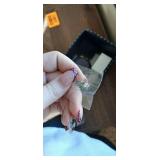 Lot of Westclox Vintage World Time Clock from 1960s and Stainless Earrings