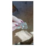 Lot of Westclox Vintage World Time Clock from 1960s and Stainless Earrings