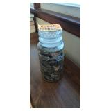 Lead Crystal Jar full of Quarters from Various Timeframes