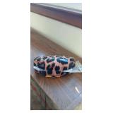 Brand New Designer Eyewear Sunglasses in Leopard Print and Pink Trim