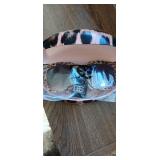 Brand New Designer Eyewear Sunglasses in Leopard Print and Pink Trim