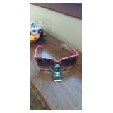 Brand New Designer Eyewear Sunglasses in Leopard Print and Pink Trim