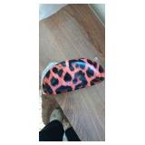 Brand New Designer Eyewear Sunglasses with Leopard Print and Pink Trim